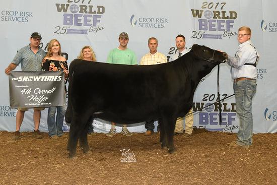 2017 JUNIOR SHOW FOURTH PLACE HEIFER