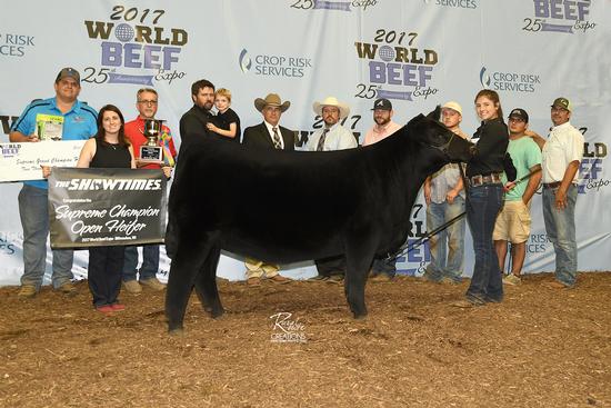 2017 Open Show Supreme Heifer